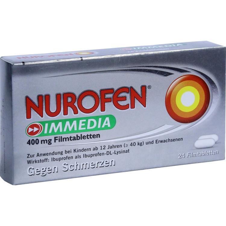 Abbildung Nurofen Immedia 400 mg Filmtabletten