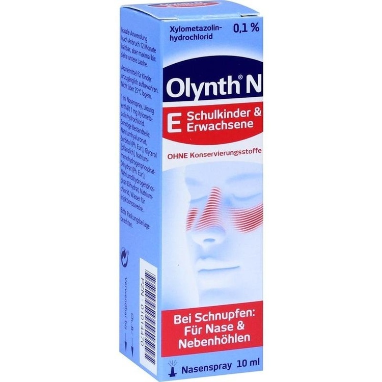 Abbildung Olynth 0,1 % N Schnupfen Dosierspray ohne Konservierungsstoffe
