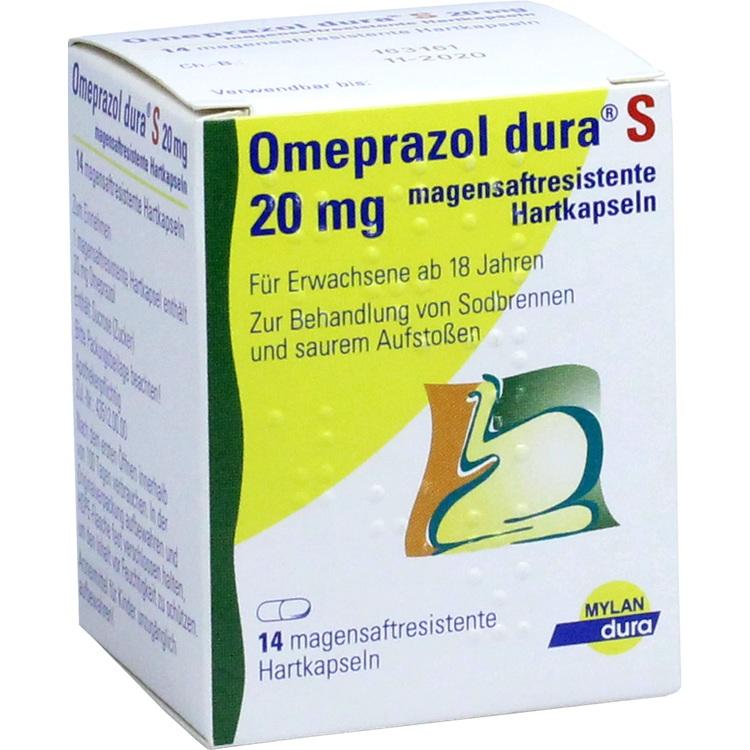 Abbildung Omeprazol dura 20 mg