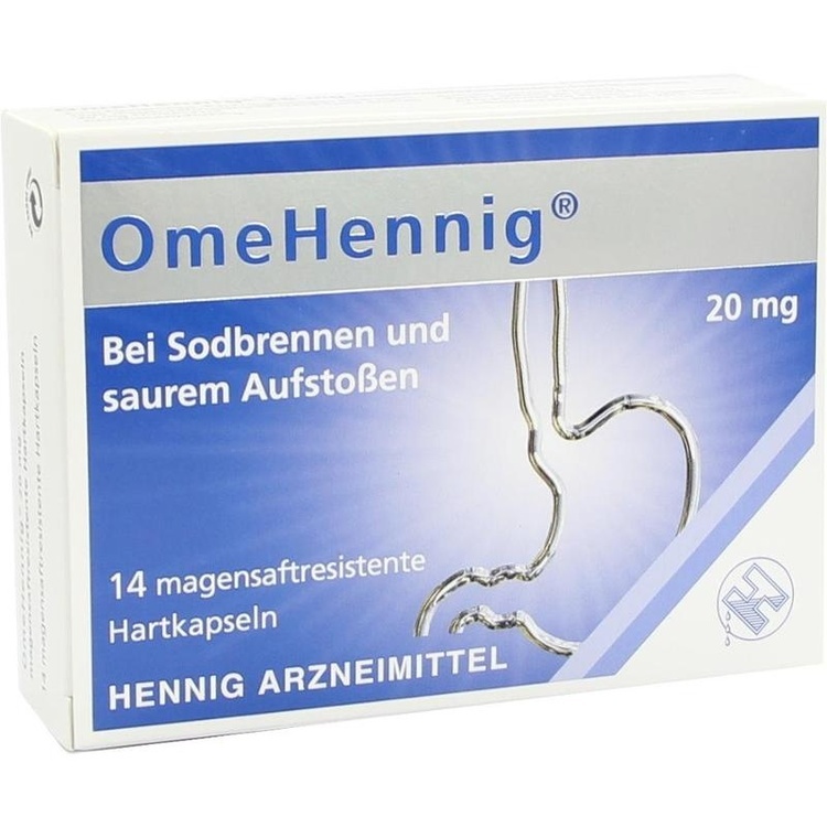 Abbildung Omeprazol Heumann 40 mg magensaftresistente Hartkapseln