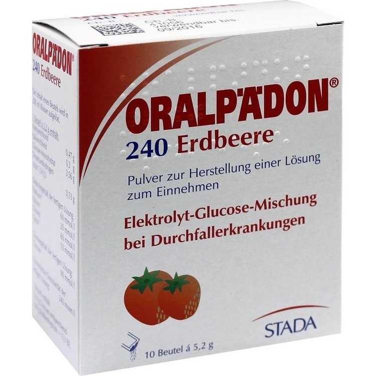 Abbildung Oralpädon 240 Erdbeere