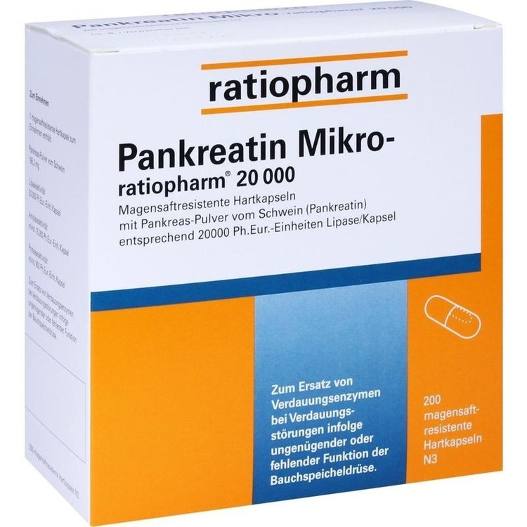 Abbildung Pankreatin Mikro-ratiopharm 20 000