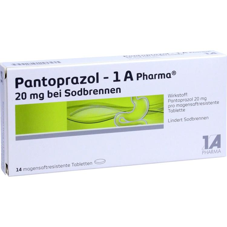Abbildung Pantoprazol - 1A Pharma 20 mg bei Sodbrennen