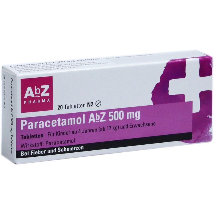 Abbildung Paracetamol AbZ 1000 mg Tabletten