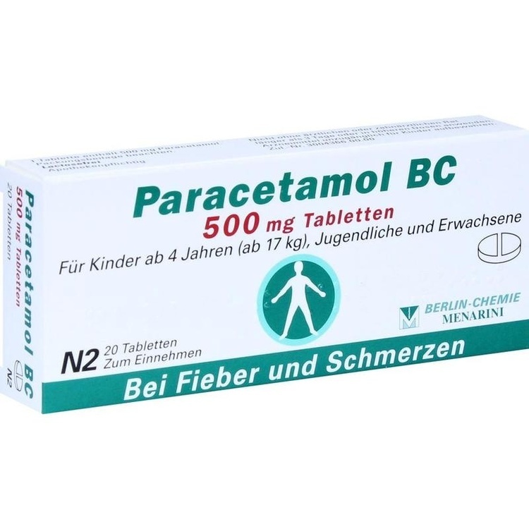 Abbildung Paracetamol Genmed 500 mg Tabletten
