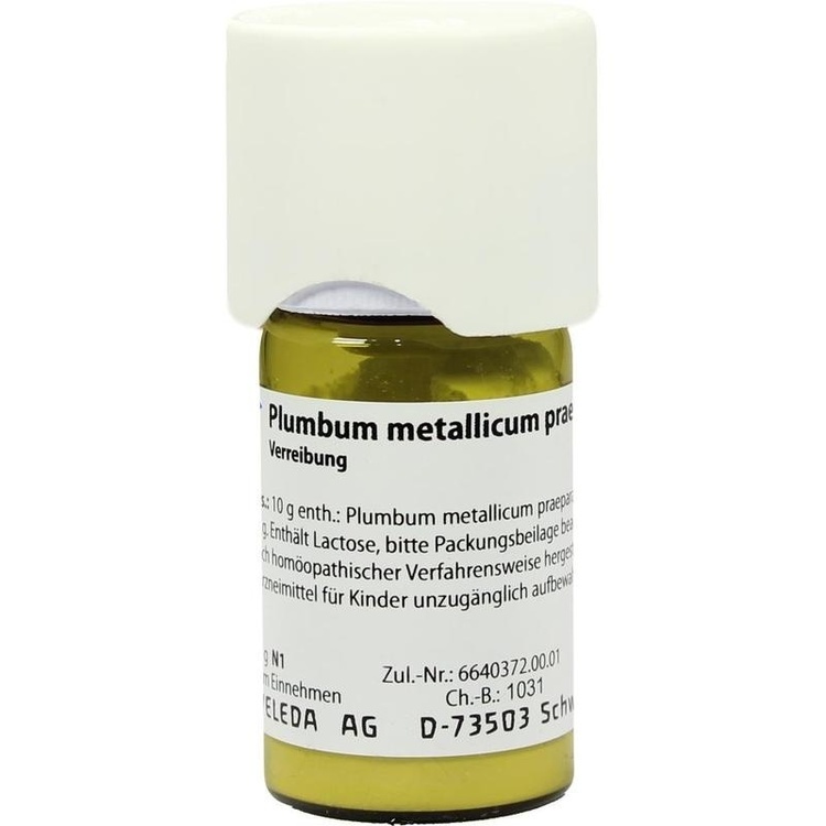 Abbildung Plumbum metallicum D8