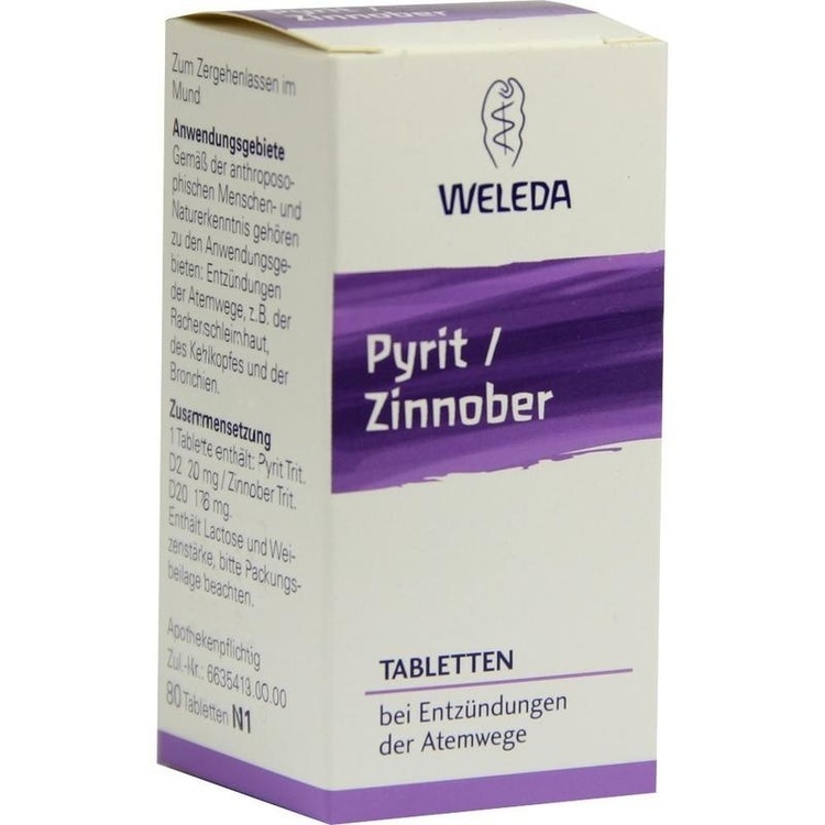 Abbildung Pyrit-Zinnober Tabletten Weleda