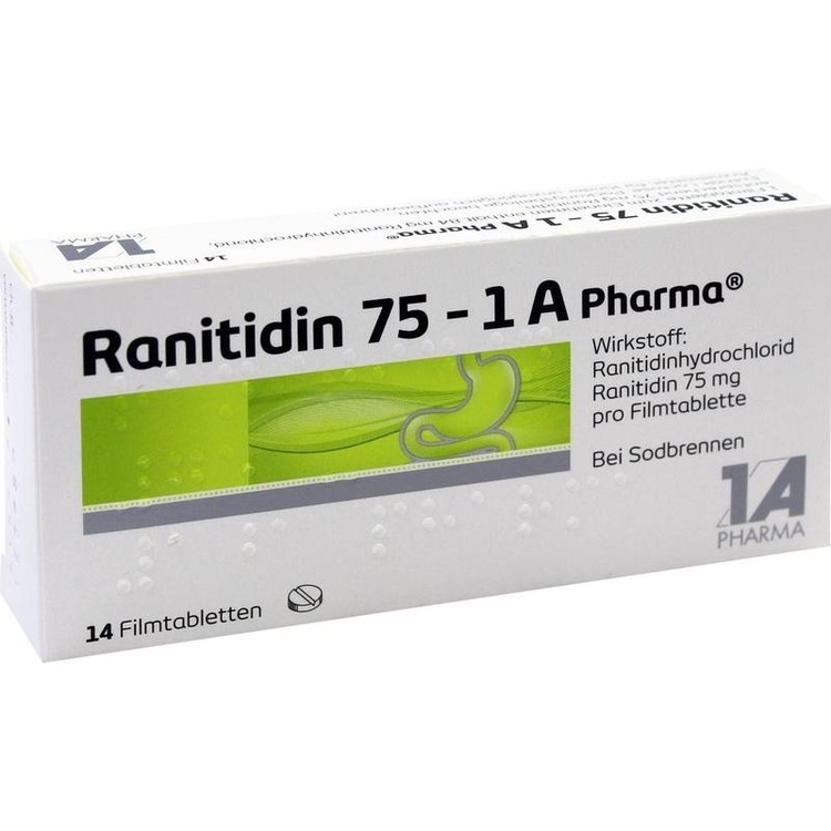 Abbildung Ranitidin-CT 75 mg Filmtabletten