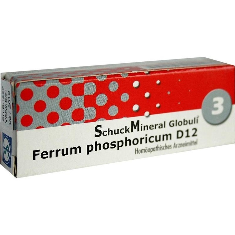 Abbildung SchuckMineral Globuli 3 Ferrum phosphoricum D12