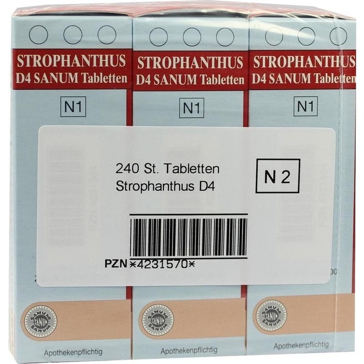 Abbildung Strophanthus D4 Sanum Tabletten