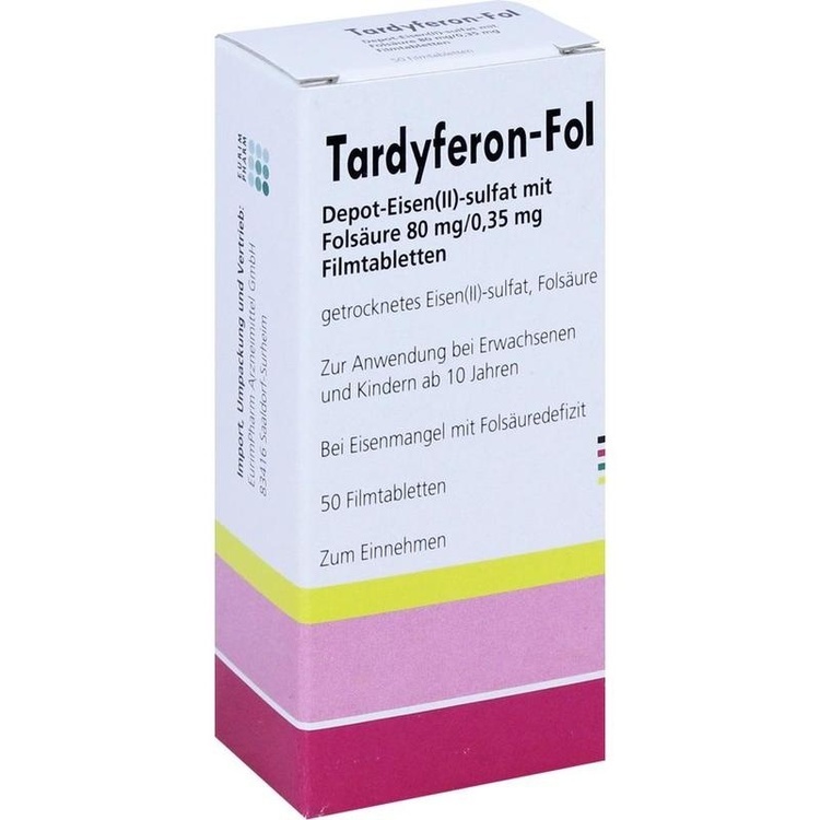 Abbildung Tardyferon Depot-Eisen (II) - sulfat