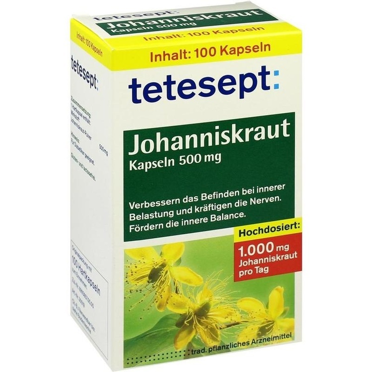 Abbildung tetesept Johanniskraut Kapseln 500 mg