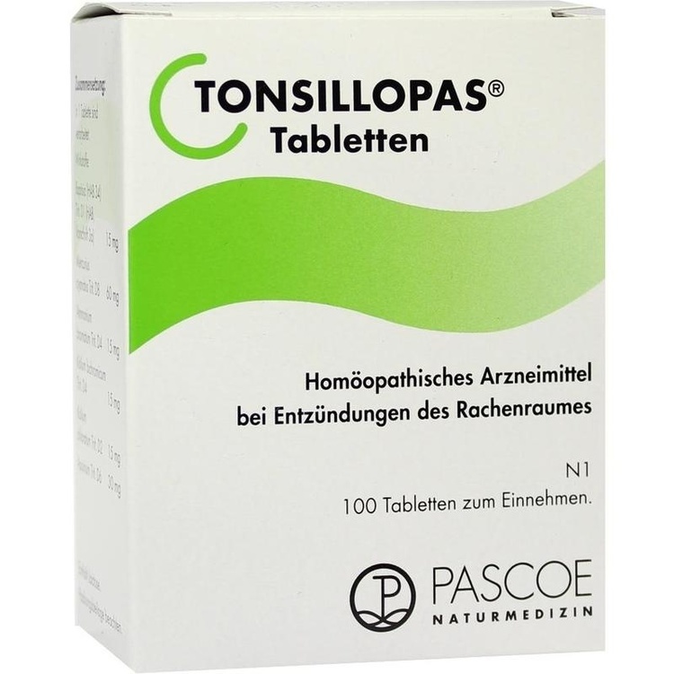 Abbildung Tonsillopas Tabletten