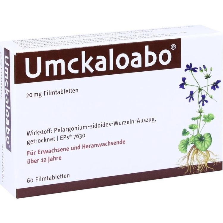 Abbildung Umckaloabo 20 mg Filmtabletten