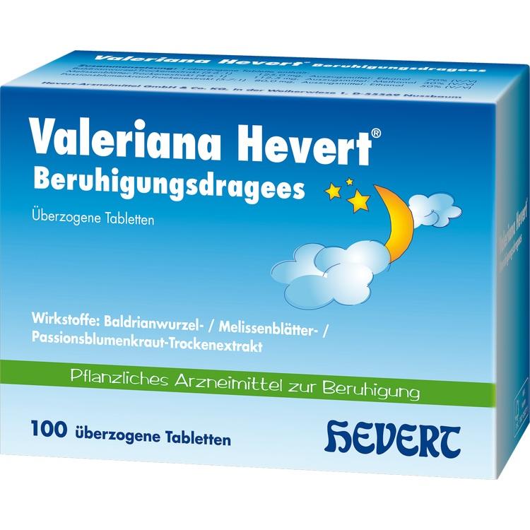 Abbildung Valeriana Hevert Beruhigungsdragees