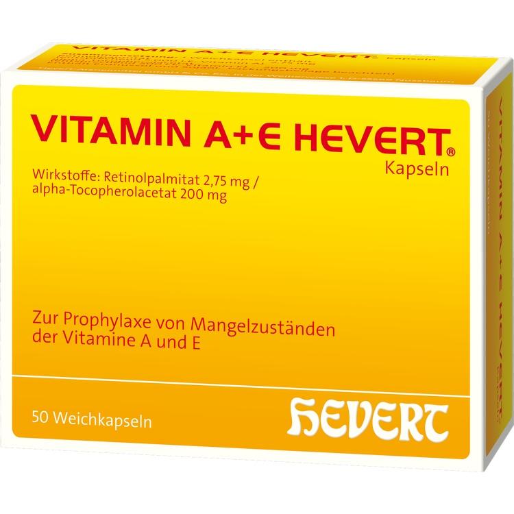 Abbildung Vitamin A + E Hevert Kapseln