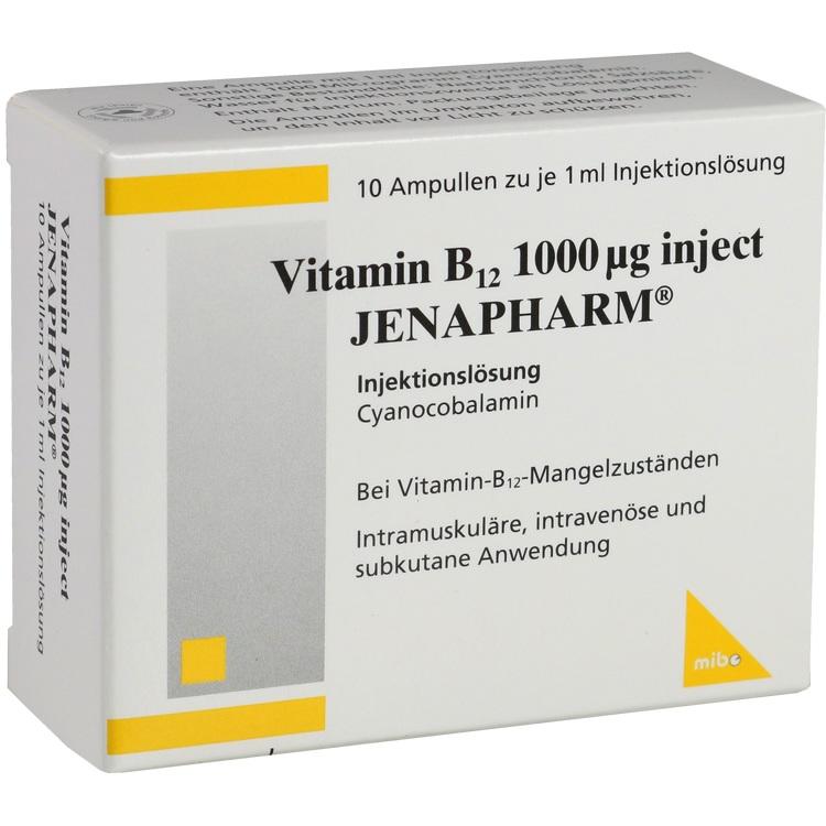 Abbildung Vitamin B 12 1000ug inject JENAPHARM
