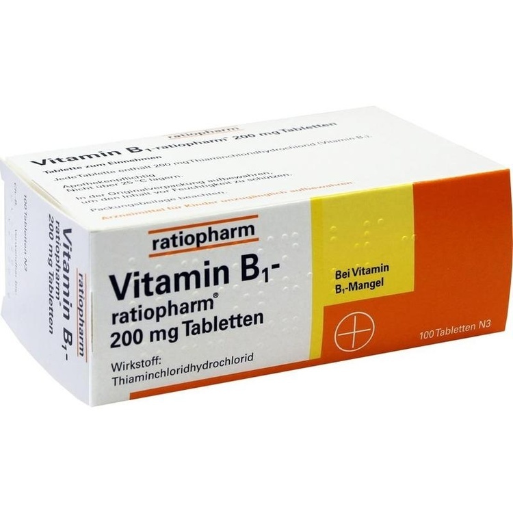 Abbildung Vitamin B1-ratiopharm 200 mg Tabletten