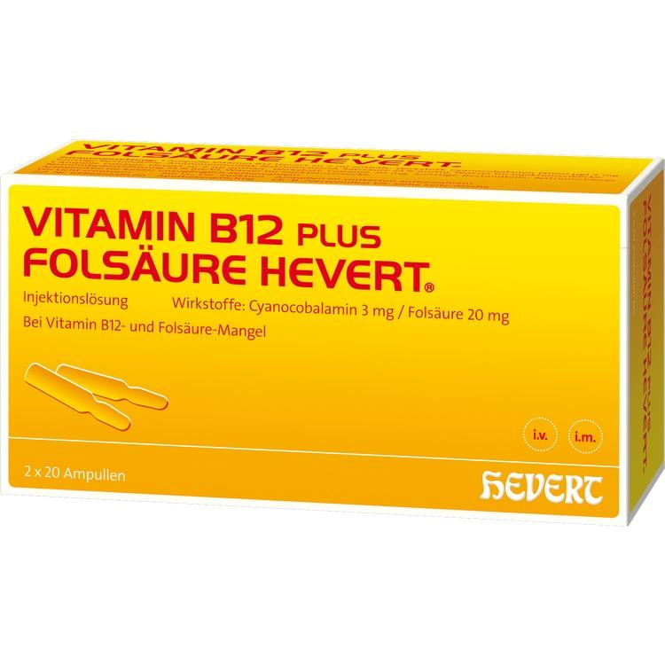 Abbildung Vitamin B12-Hevert plus Folsäure-Hevert