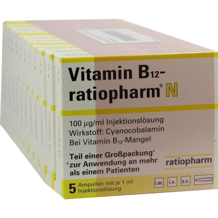 Abbildung Vitamin B12-ratiopharm 10 µg Filmtabletten
