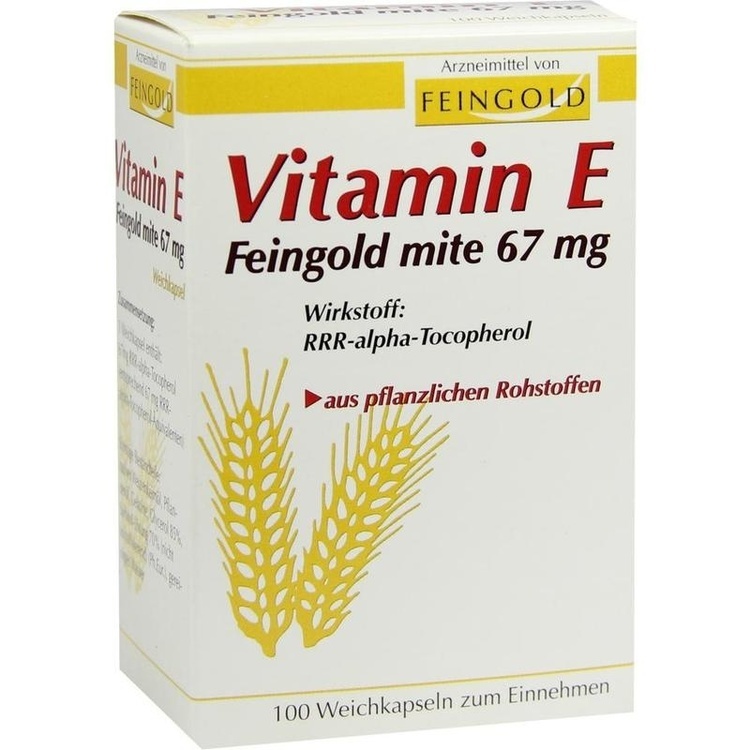 Abbildung Vitamin E Feingold mite 67 mg