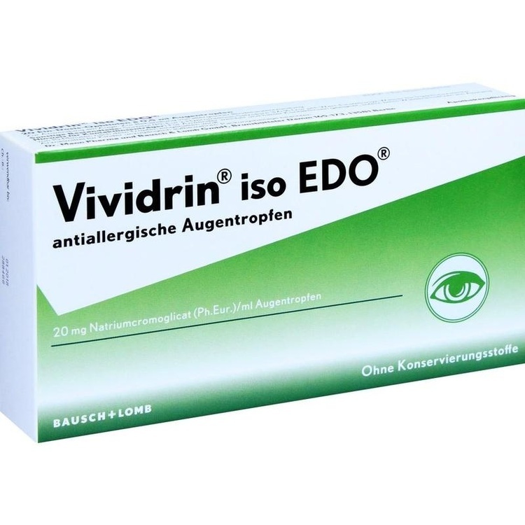 Abbildung Vividrin iso EDO antiallergische Augentropfen