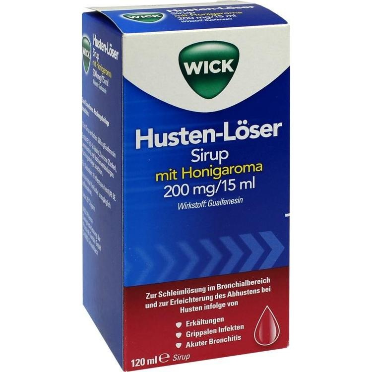 Abbildung WICK Husten-Löser Sirup mit Honigaroma 200mg/15ml
