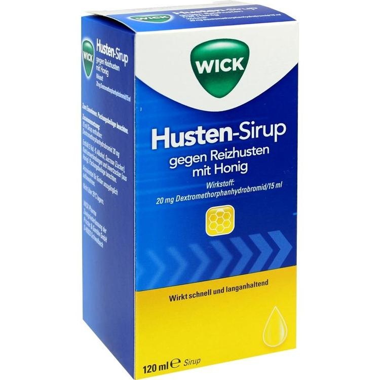 Abbildung WICK Husten-Sirup gegen Reizhusten mit Honig