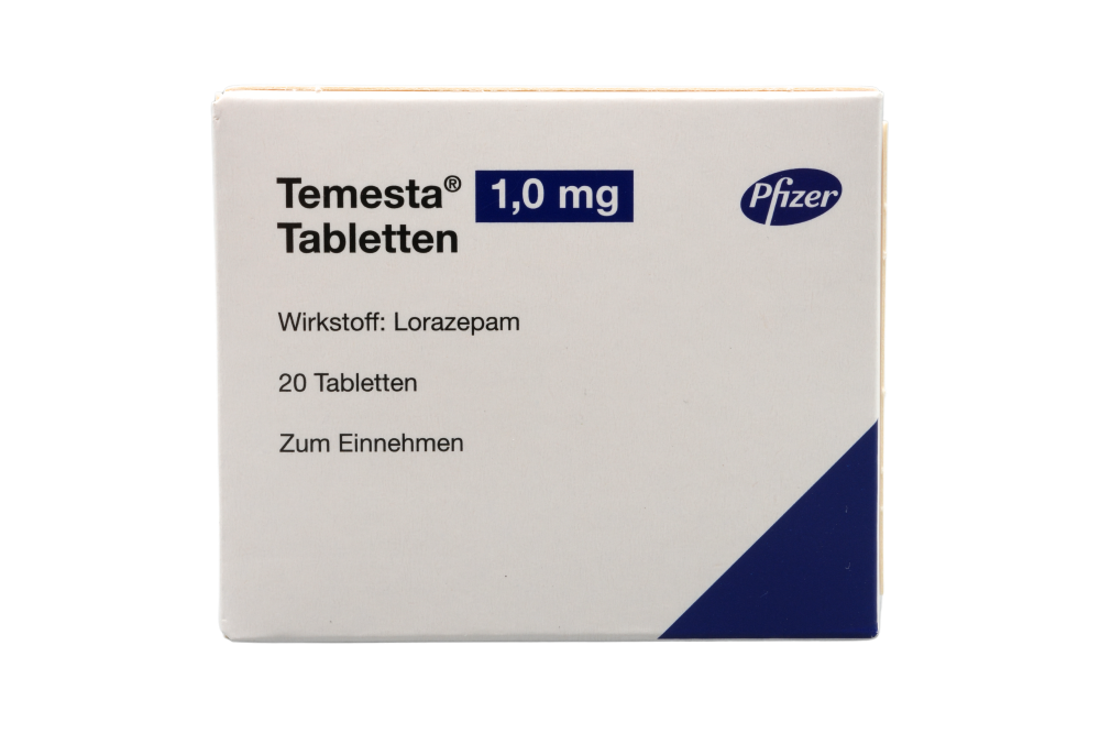Abbildung Temesta 1,0 mg - Tabletten