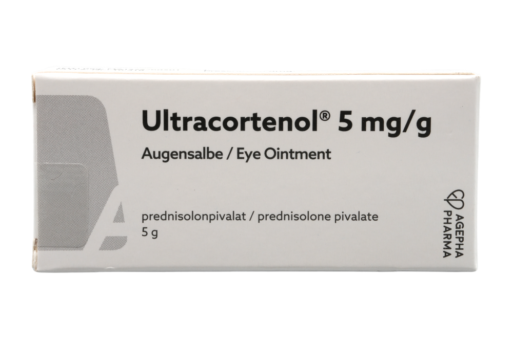 Abbildung Ultracortenol 5 mg/g Augensalbe