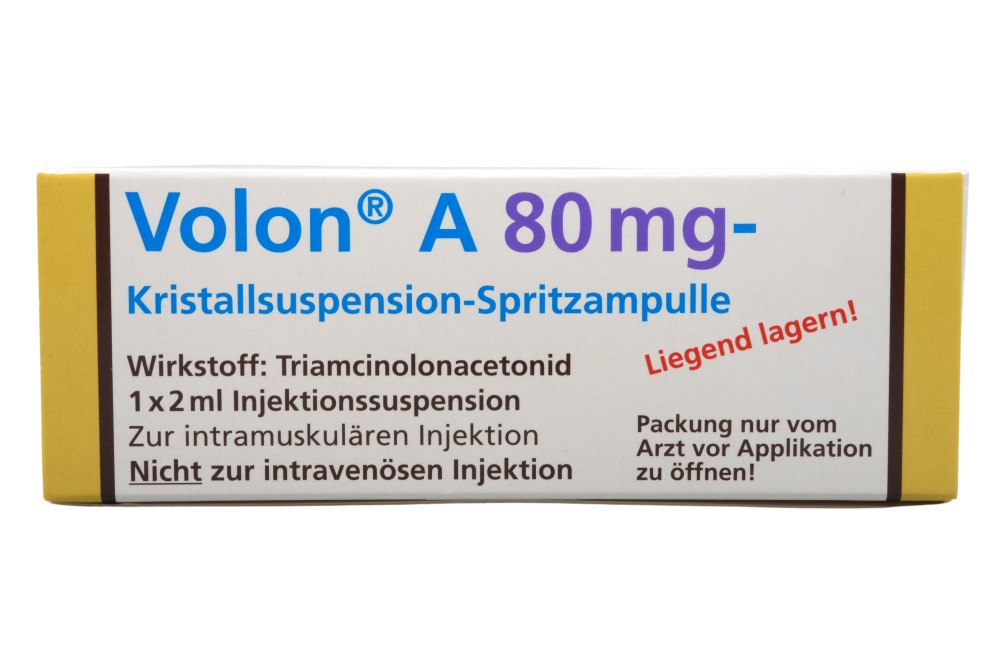 Abbildung Volon A 80 mg - Kristallsuspension - Spritzampulle