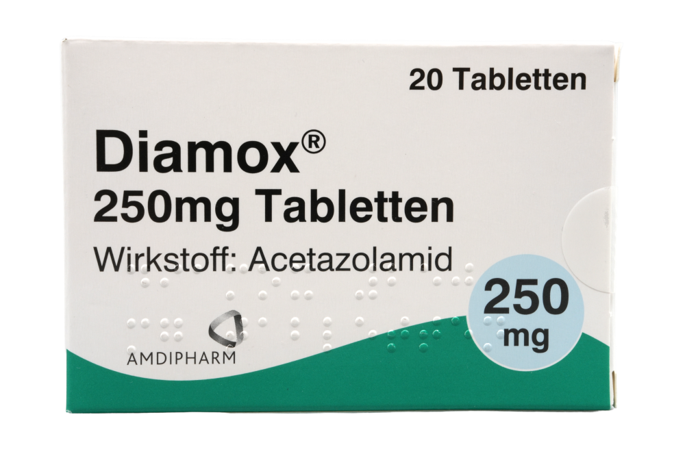 Abbildung Diamox 250 mg - Tabletten