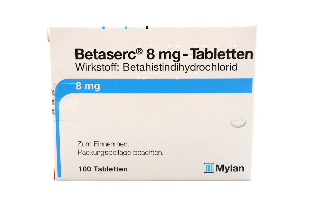 Abbildung Betaserc 8 mg - Tabletten