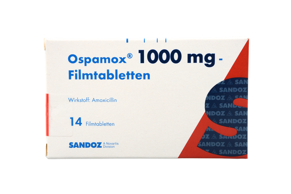 Abbildung Ospamox 1000 mg - Filmtabletten