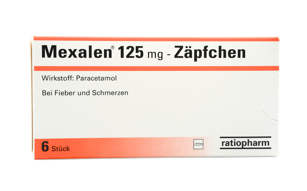 Abbildung Mexalen 125 mg - Zäpfchen