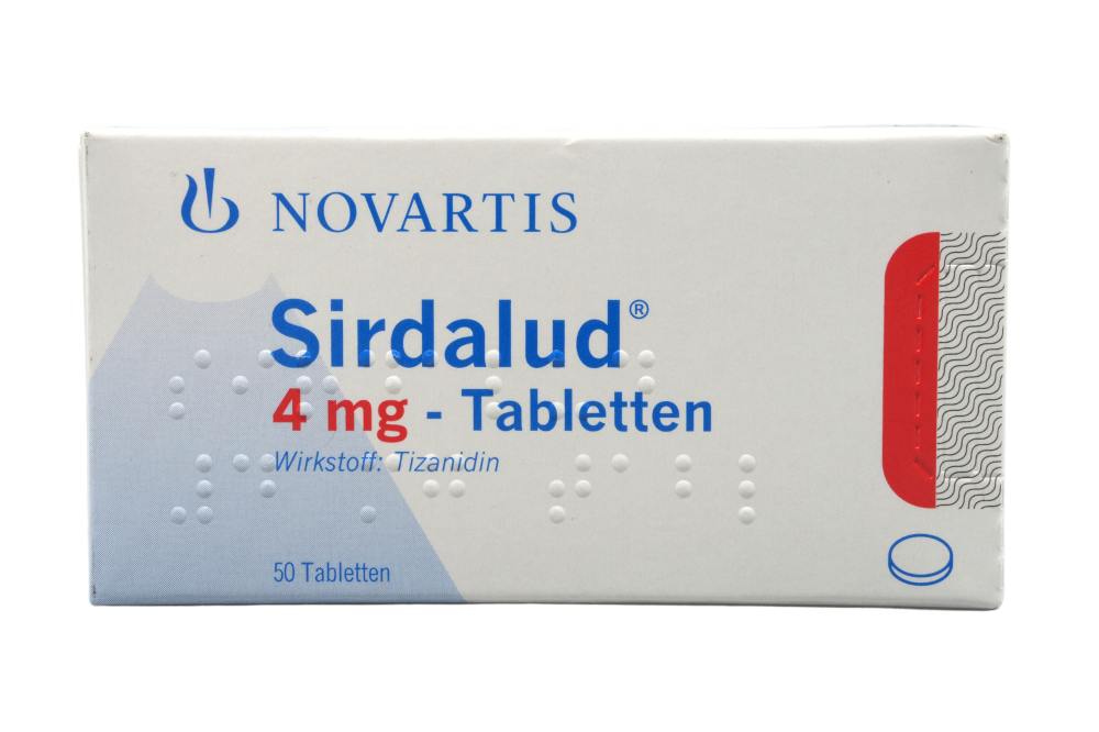 Abbildung Sirdalud 4 mg - Tabletten
