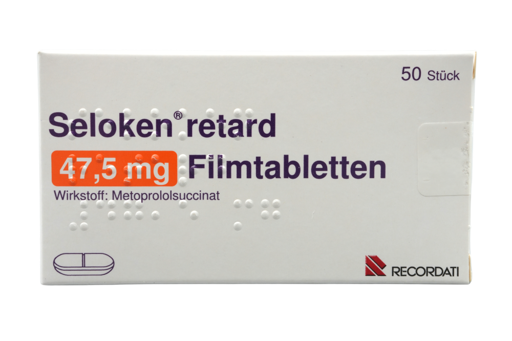 Abbildung Seloken retard 47,5 mg - Filmtabletten