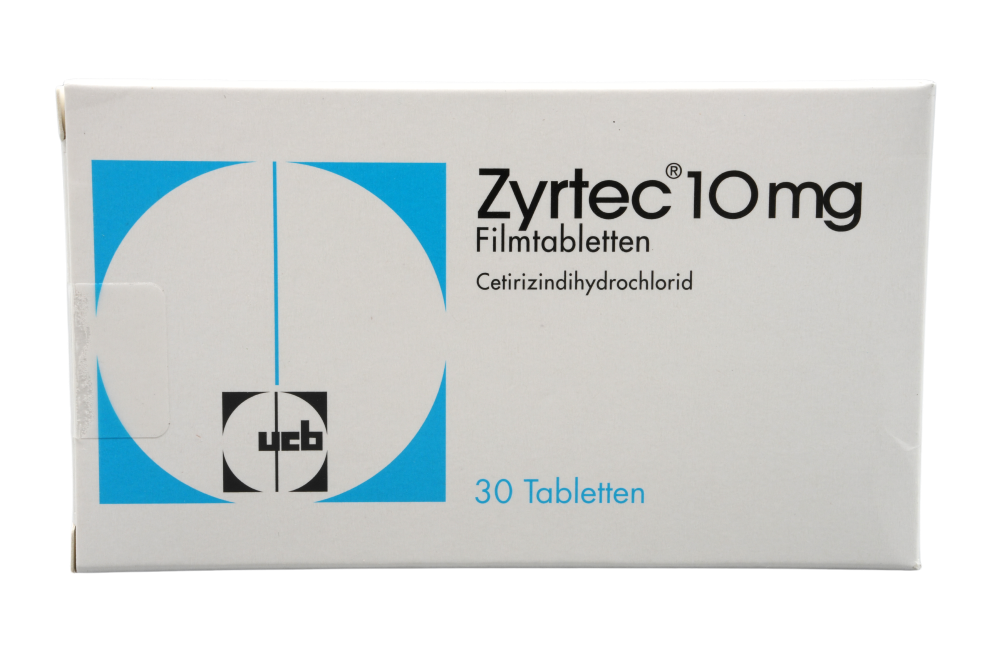 Abbildung Zyrtec 10 mg - Filmtabletten