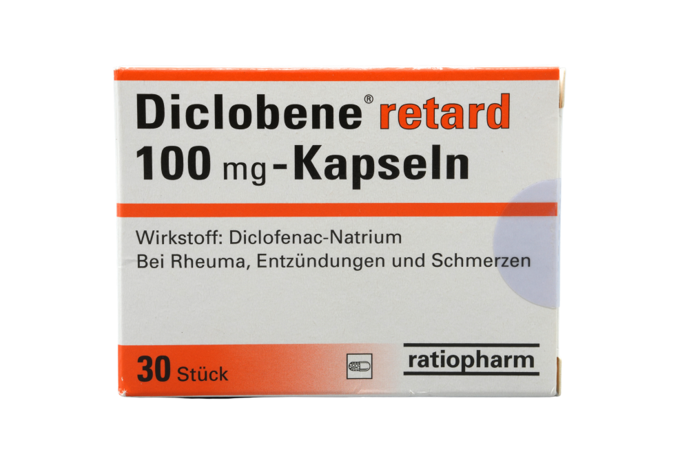Abbildung Diclobene retard 100 mg - Kapseln