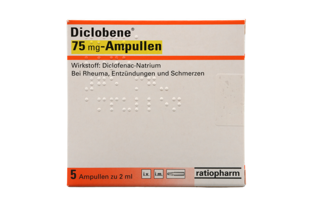 Abbildung Diclobene 75 mg - Ampullen