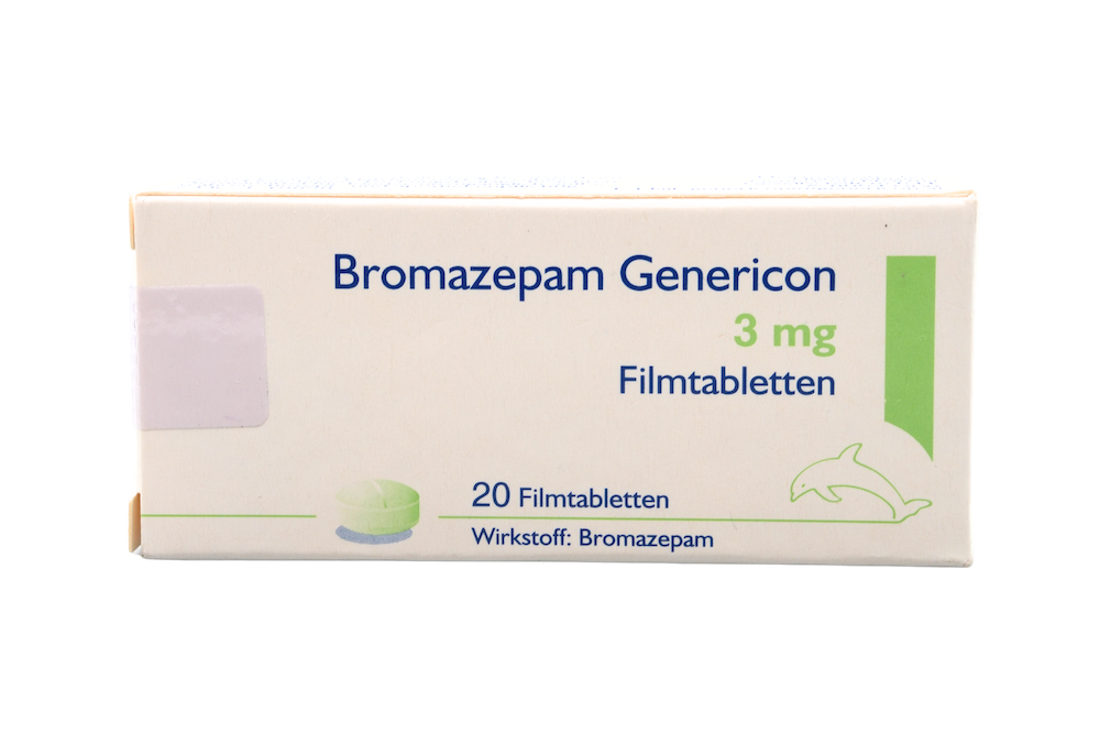 Abbildung Bromazepam Genericon 3 mg Filmtabletten