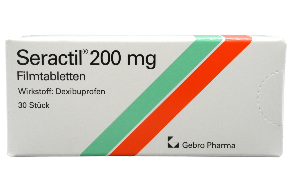Abbildung Seractil 200 mg - Filmtabletten