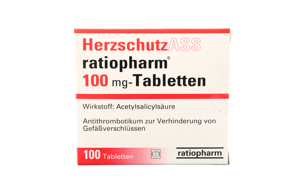 Abbildung Herzschutz ASS "ratiopharm" 100 mg - Tabletten