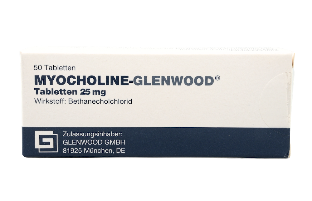 Abbildung Myocholine - Glenwood Tabletten 25 mg