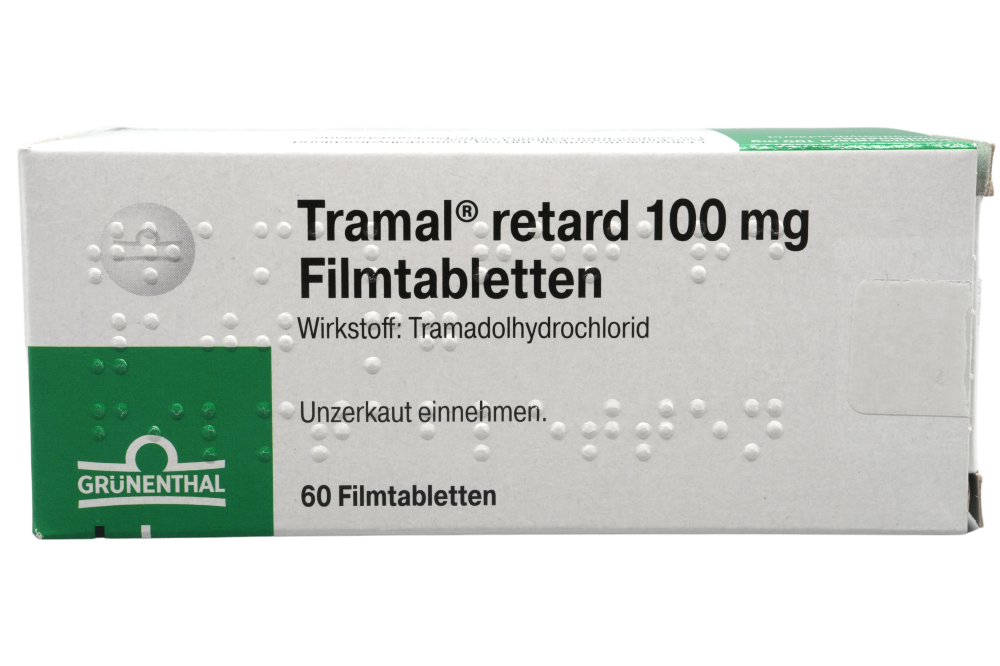Abbildung Tramal retard 100 mg - Filmtabletten