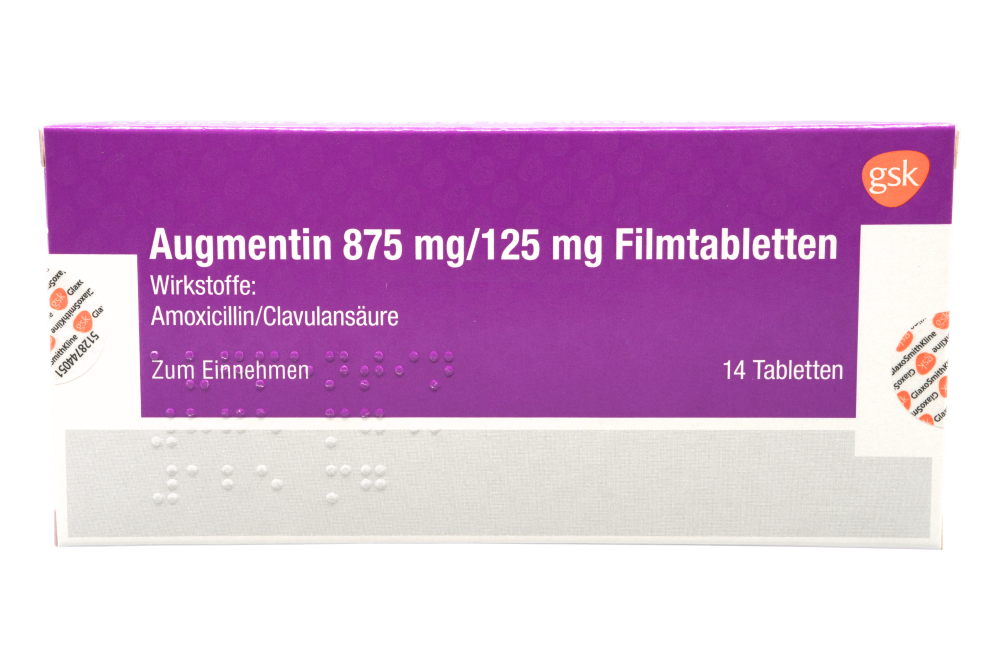 Abbildung Augmentin 875 mg/125 mg Filmtabletten