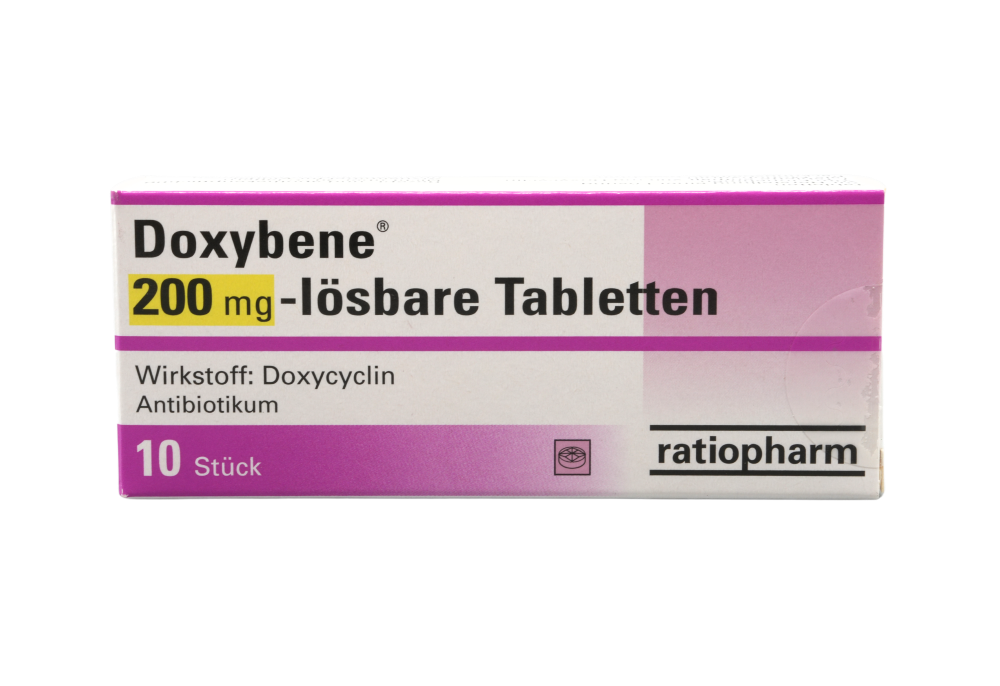Abbildung Doxybene 200 mg - lösbare Tabletten