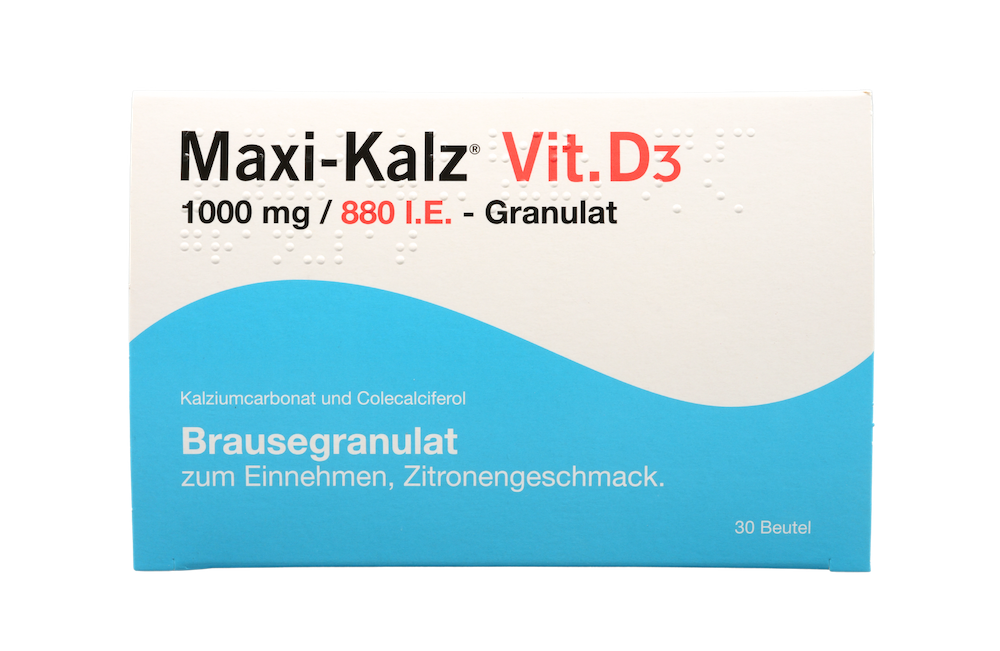 Abbildung Maxi-Kalz Vit. D3 1000 mg/880 I.E. - Granulat