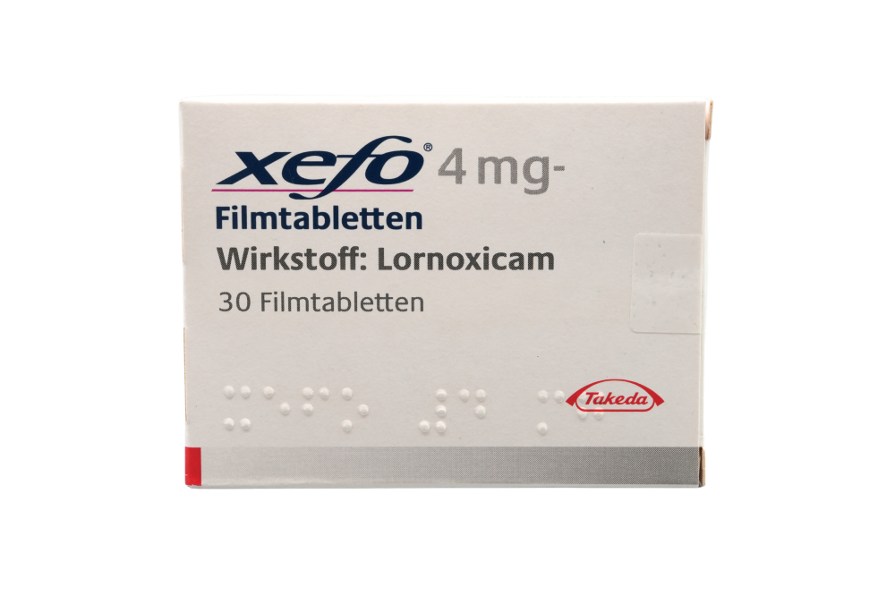 Abbildung Xefo 4 mg - Filmtabletten