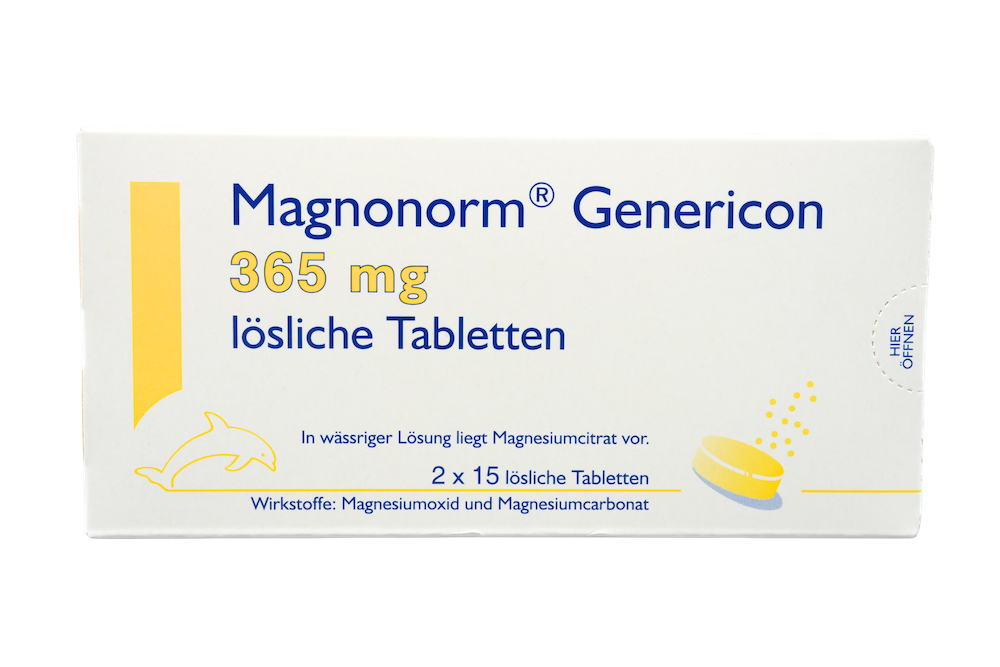 Magnonorm Genericon 365 mg lösliche Tabletten